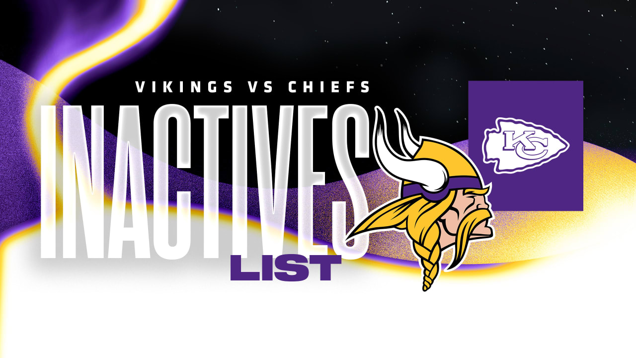 Week 2 Inactives  Chiefs vs. Chargers