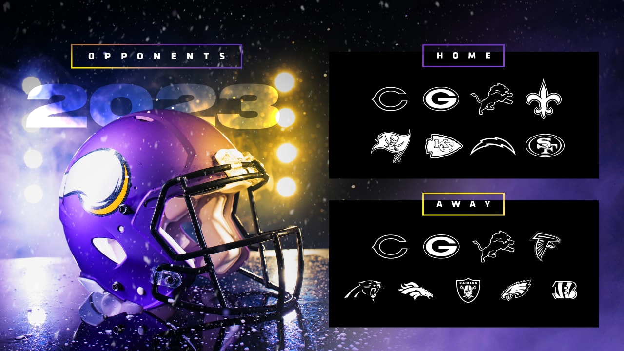 vikings home opponents 2022