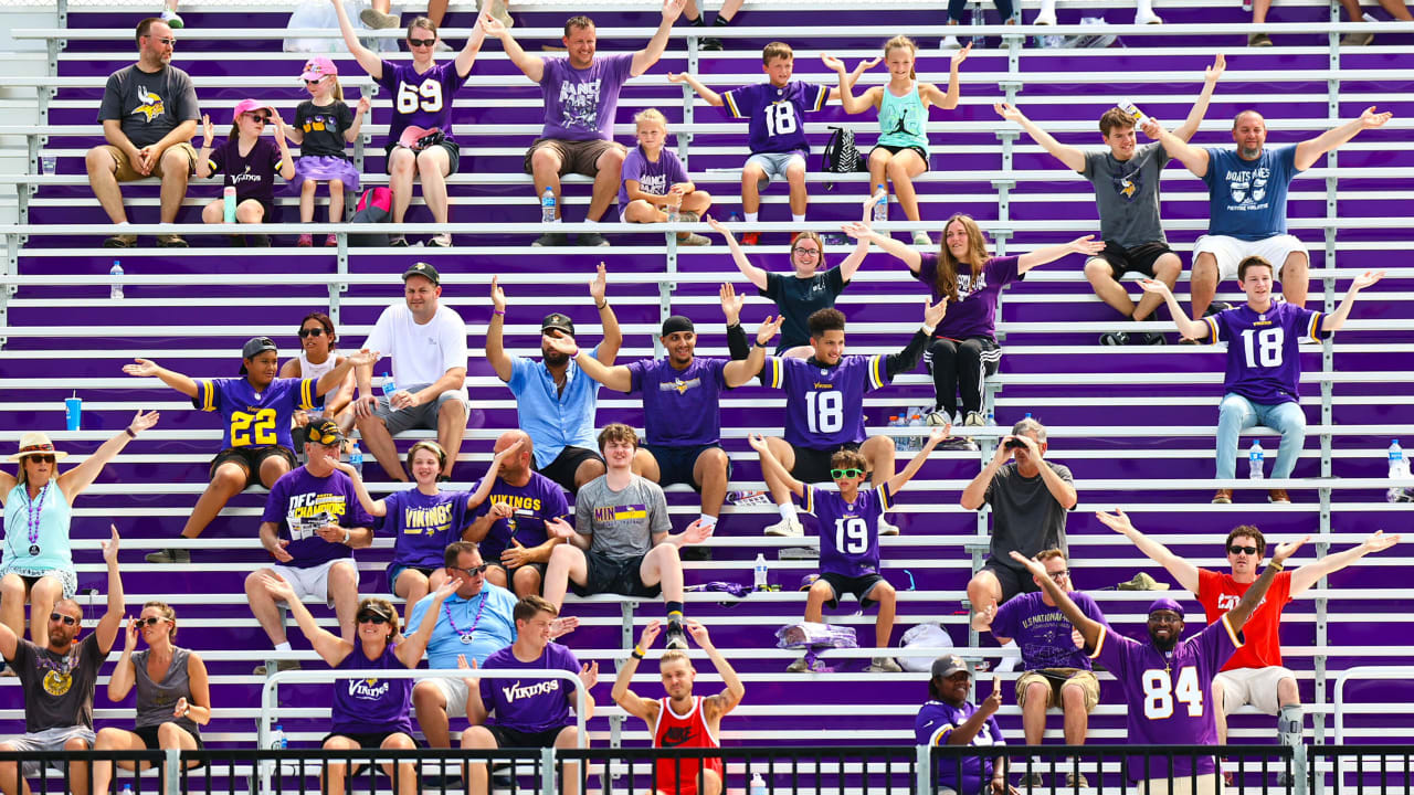 Vikings ‘Thrilled’ as Fans Return to Training Camp Practices