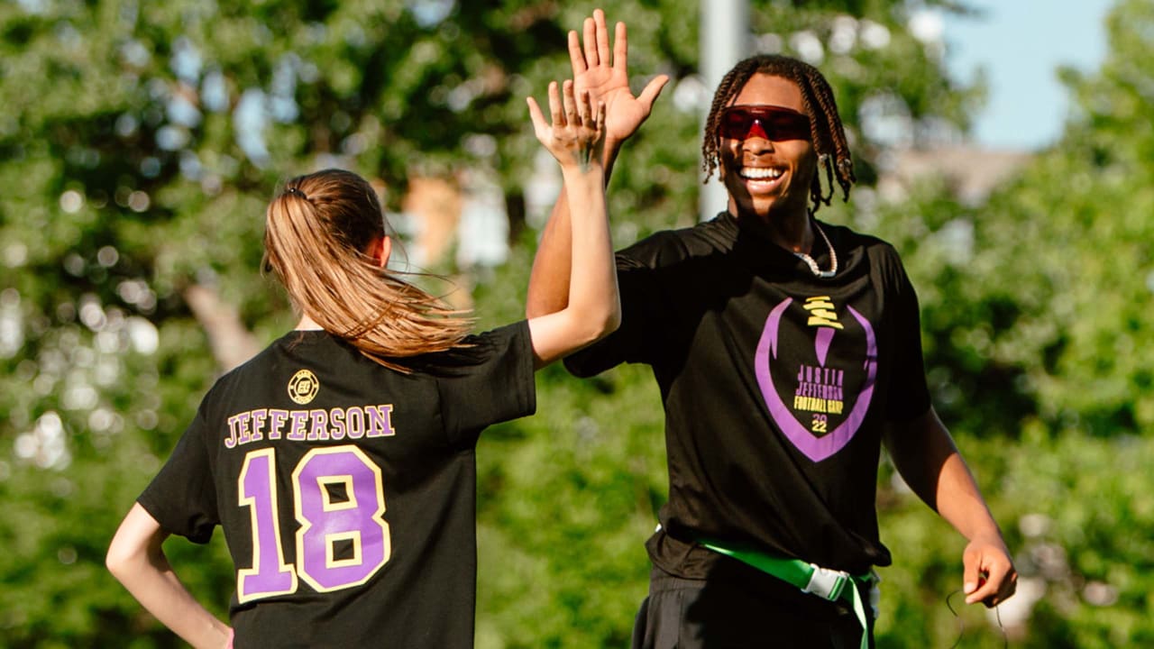 Justin Jefferson's 2022 Youth Football Camp