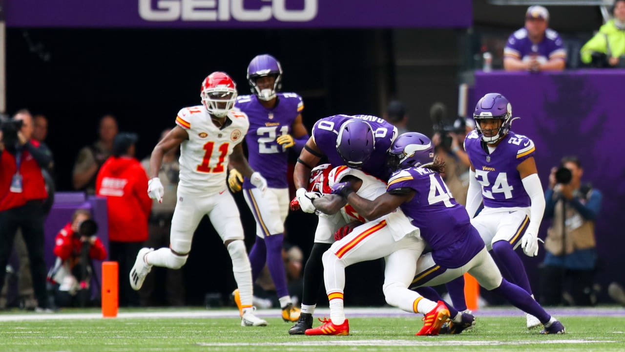 Players stand on the field during a timeout during the first half of the NFL  Super Bowl 55 football game between the Kansas City Chiefs and the Tampa  Bay Buccaneers, Sunday, Feb.