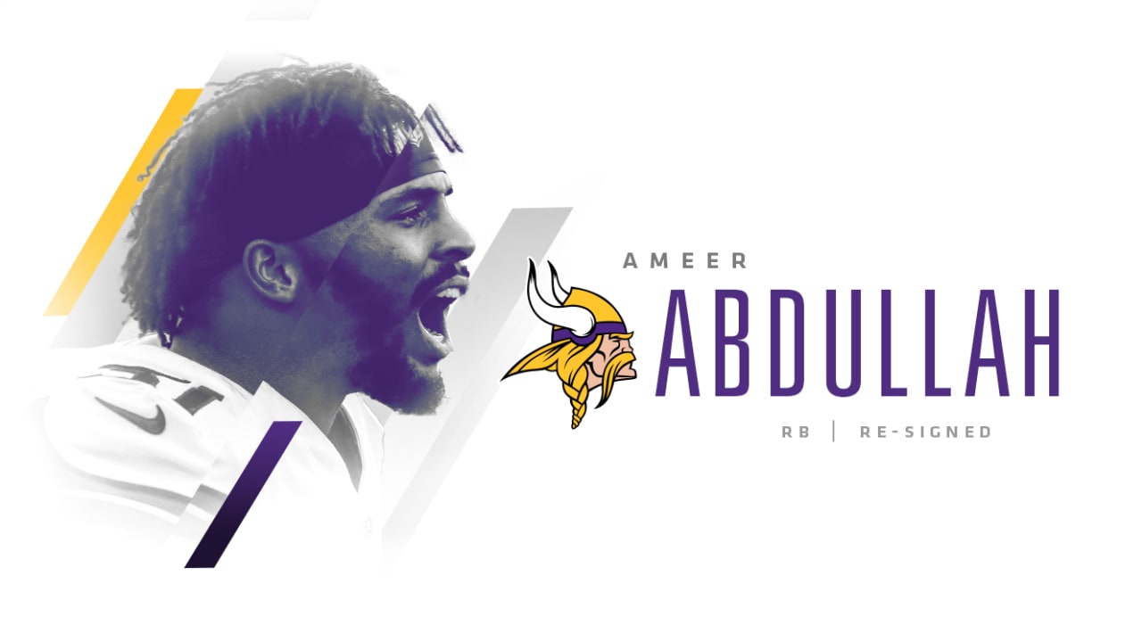 Vikings bring back RB Ameer Abdullah - Daily Norseman