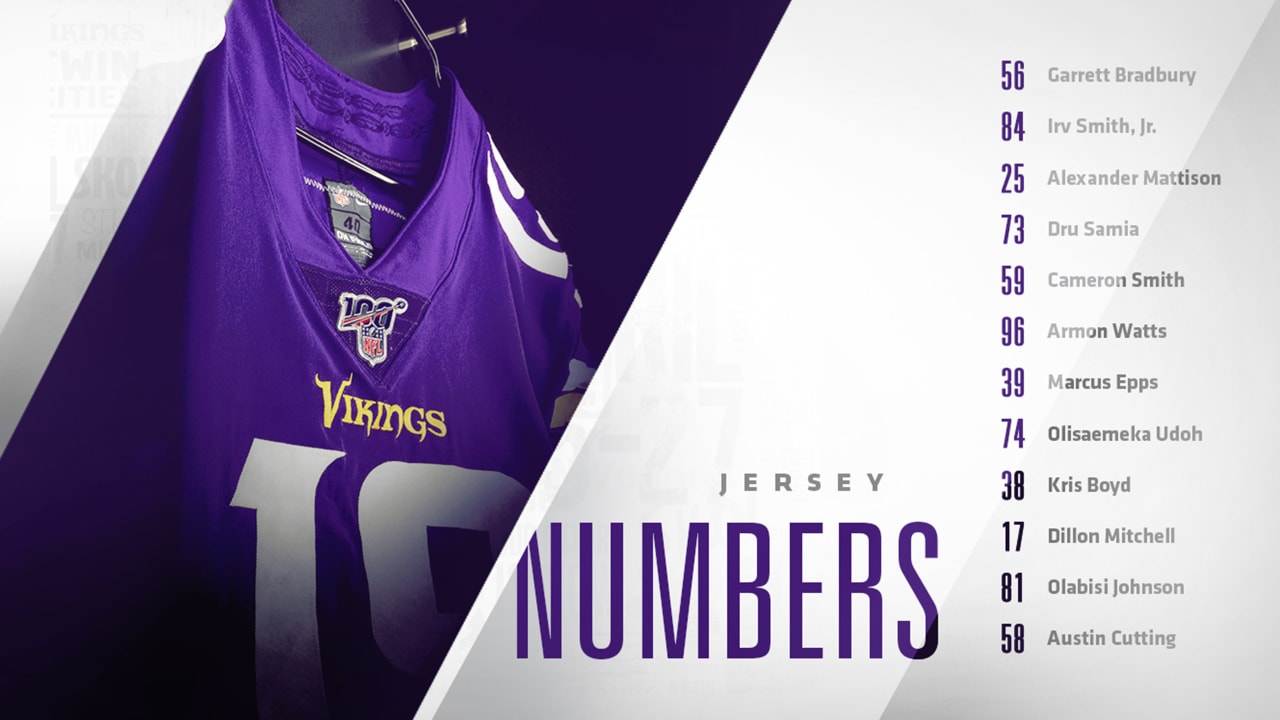 nfl rookie jersey numbers 2019