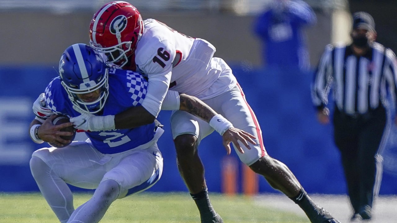 Former Georgia football S Lewis Cine from Haiti to early NFL draft pick