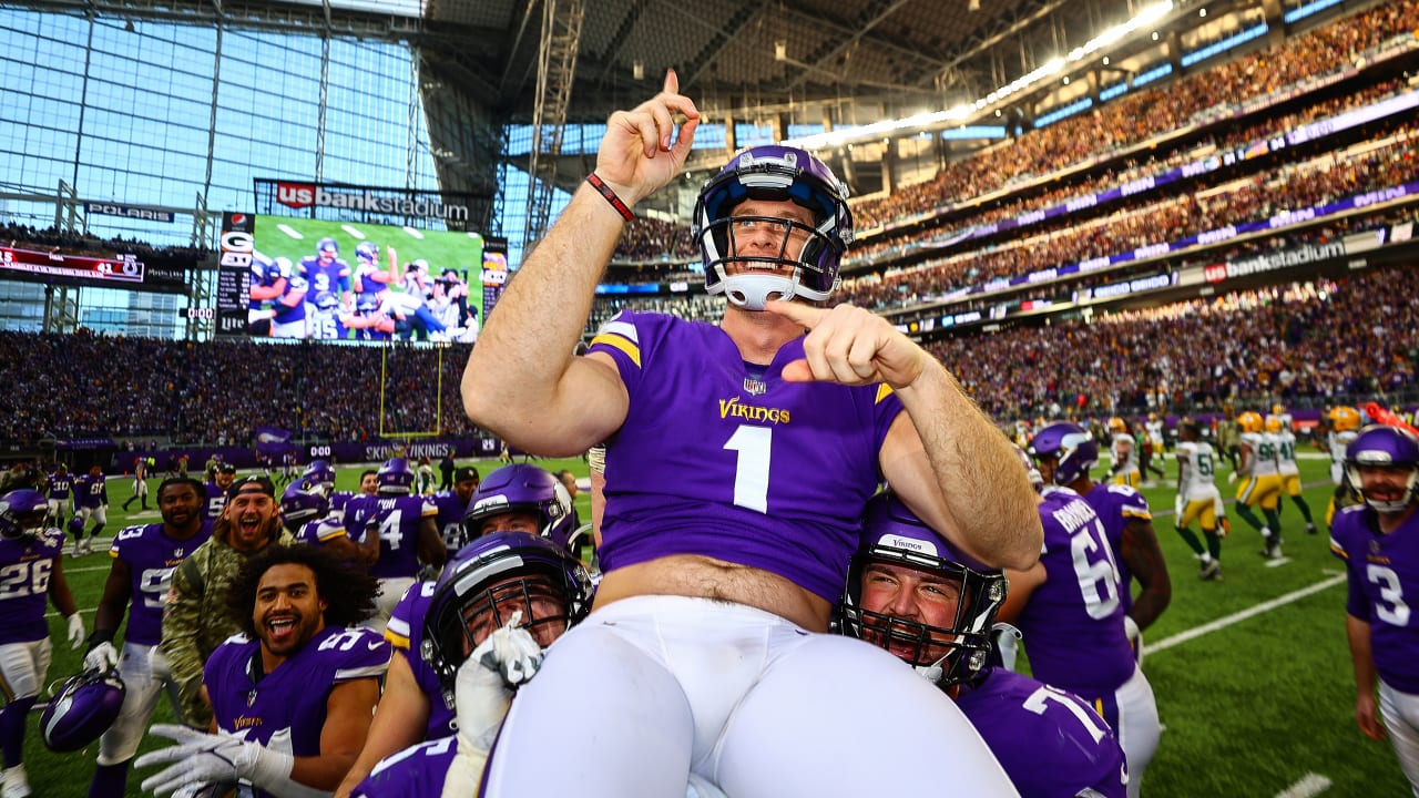 Vikings win on walk-off field goal, 34-31 over Packers