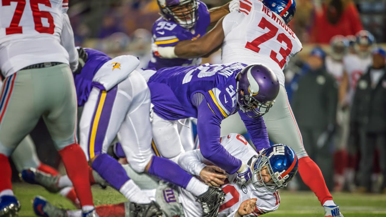 10 VikingsGiants Numbers of Note Minnesota Leads NFL With 15 Sacks