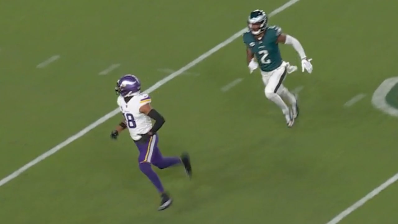 Vikings wide receiver Justin Jefferson will challenge the Eagles