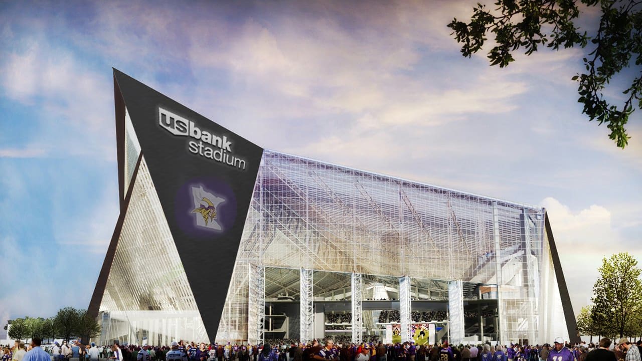 Us Bank Stadium Home To Minnesota Vikings Football Stock Photo - Download  Image Now - Minnesota Vikings, Stadium, Famous Place - iStock