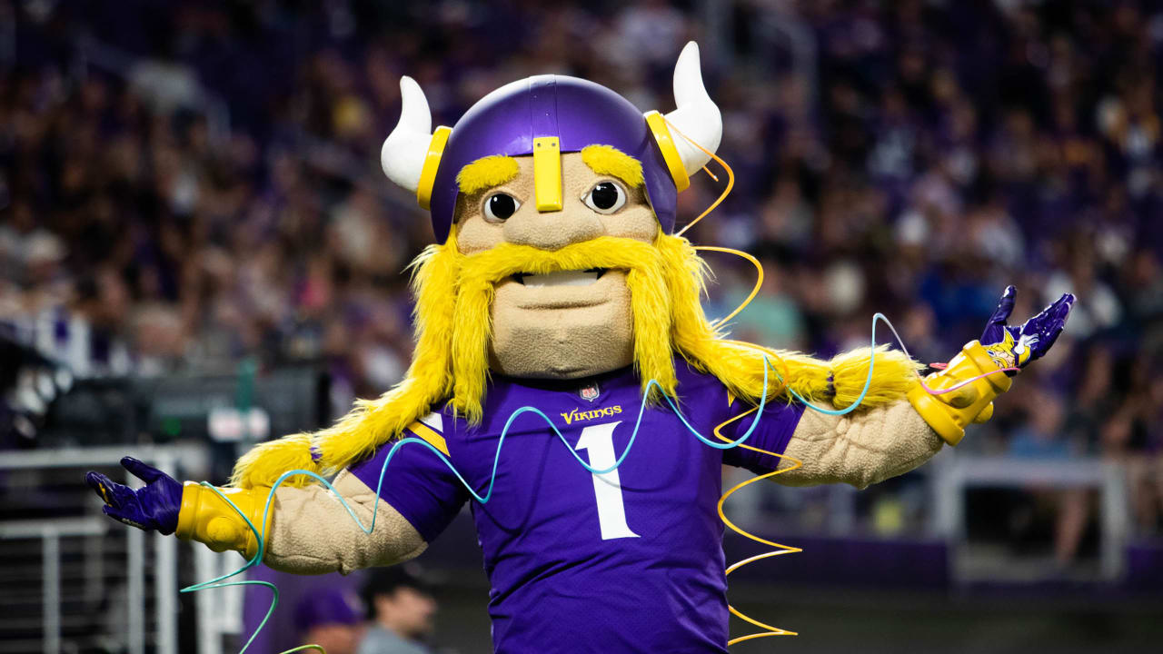 Viktor the MN Vikings' Mascot Costume