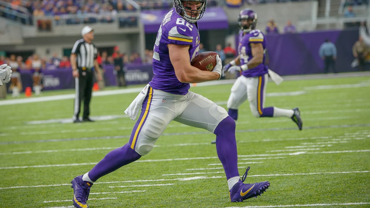 Kyle Rudolph Sets Pair of Vikings Records for Tight Ends