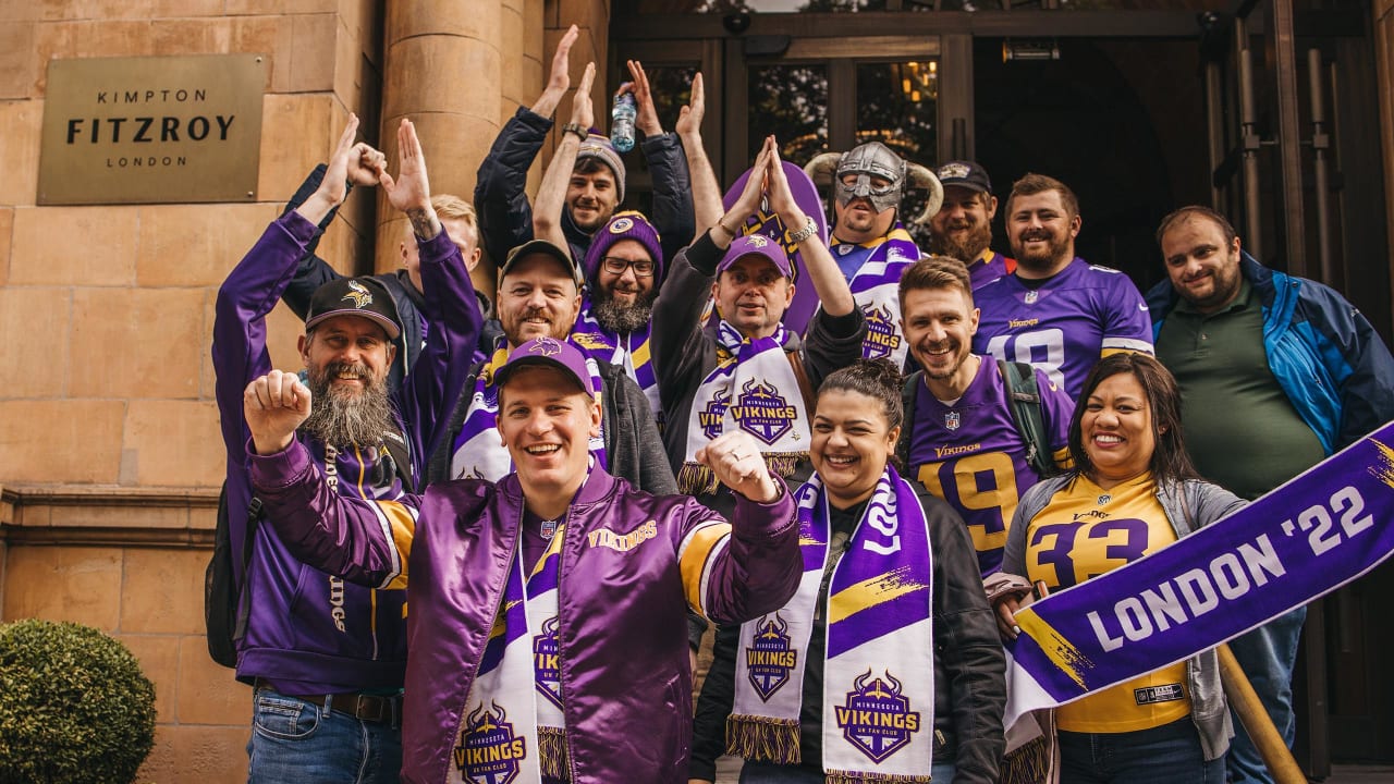 Have purple, will travel: Vikings fans ready for London invasion