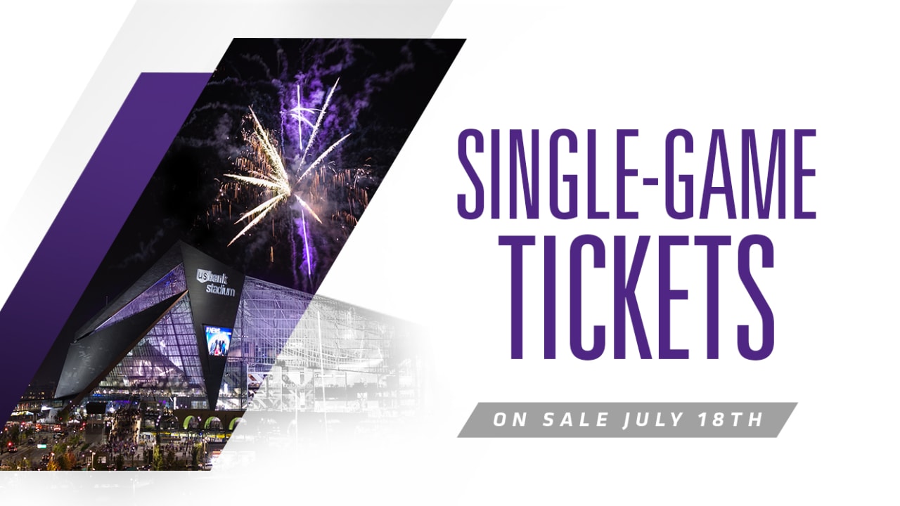 Limited Vikings SingleGame Tickets Go On Sale July 18