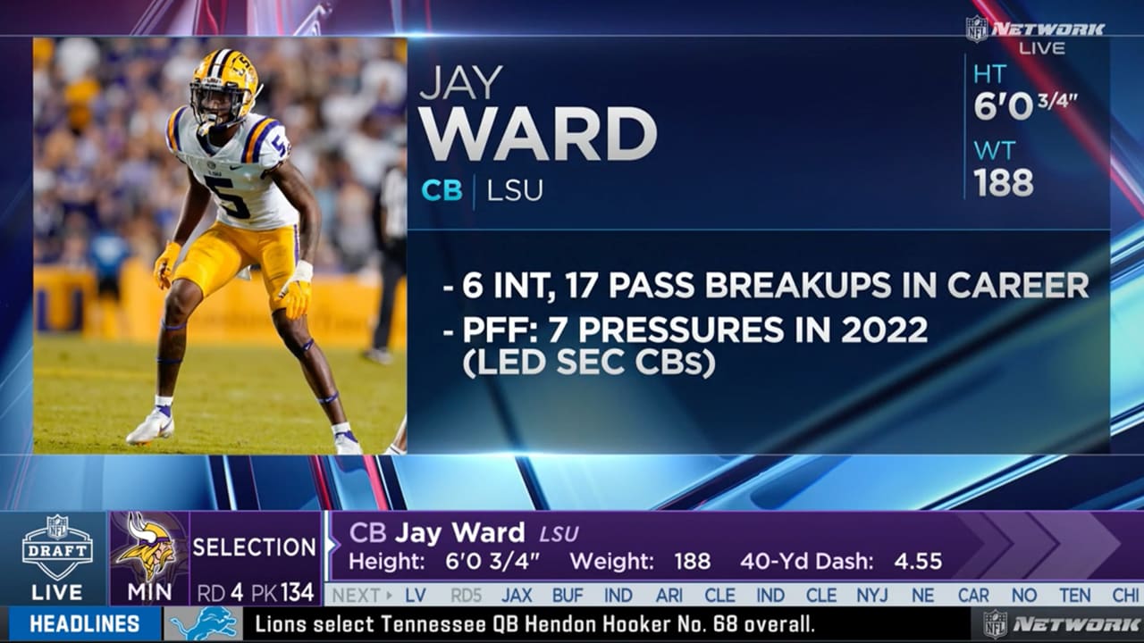 Vikings Select S Jay Ward In Round 4 of 2023 NFL Draft