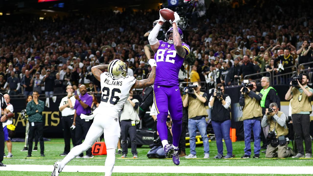 Vikings stun Saints with last-second TD to advance to NFC