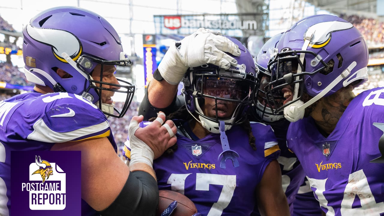 WATCH: Postgame interviews & press conference after Vikings 28-24