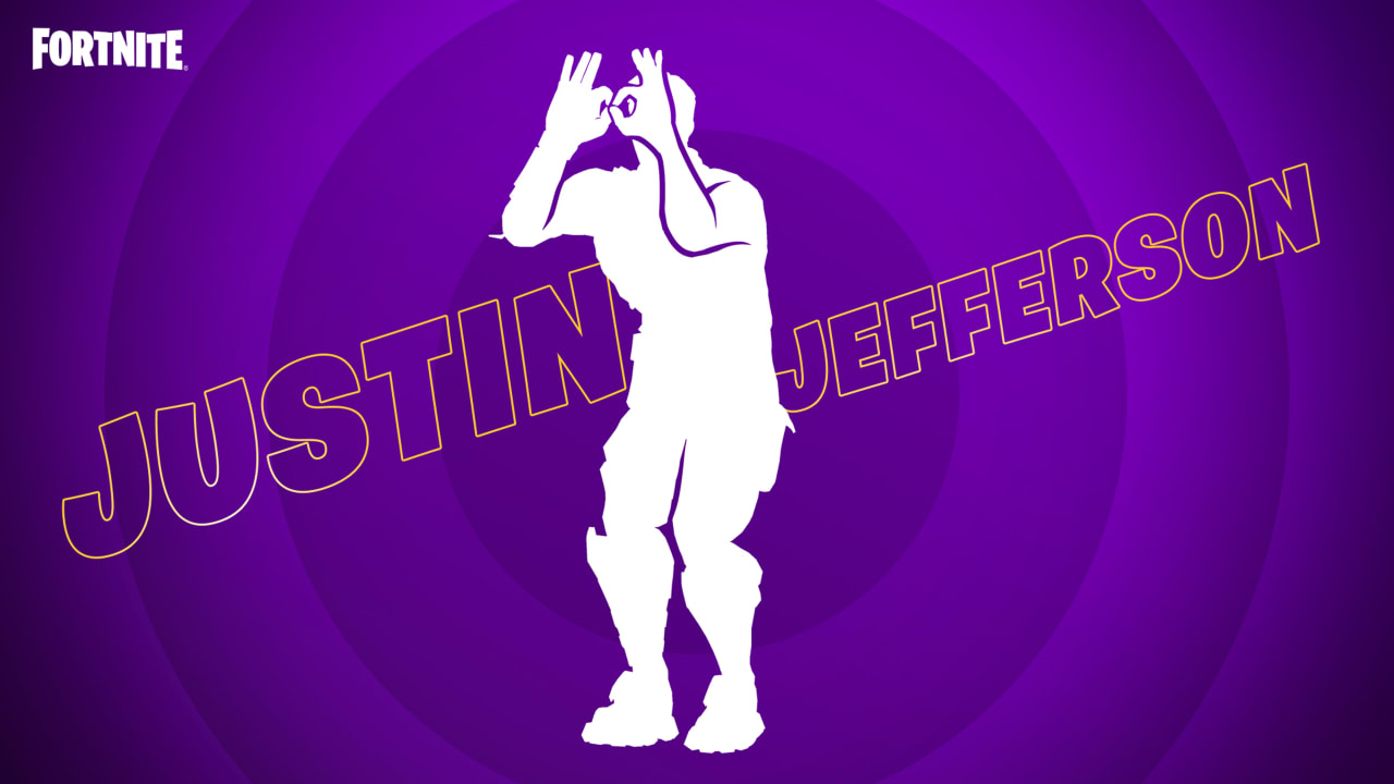 Justin Jefferson & The Griddy in Fortnite