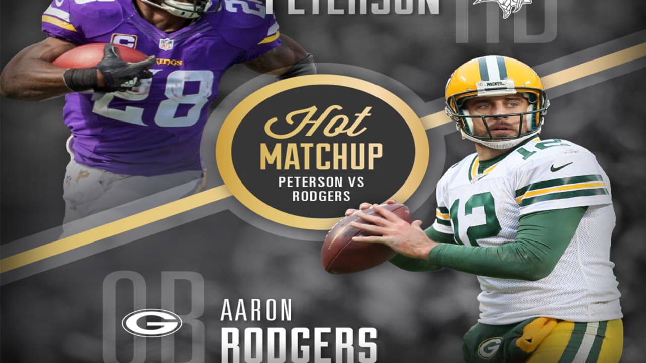 Hot Matchup: Adrian Peterson vs. Aaron Rodgers