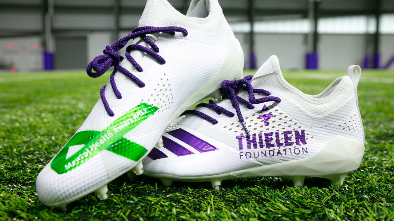 A day in these custom Vikings cleats is far from ordinary