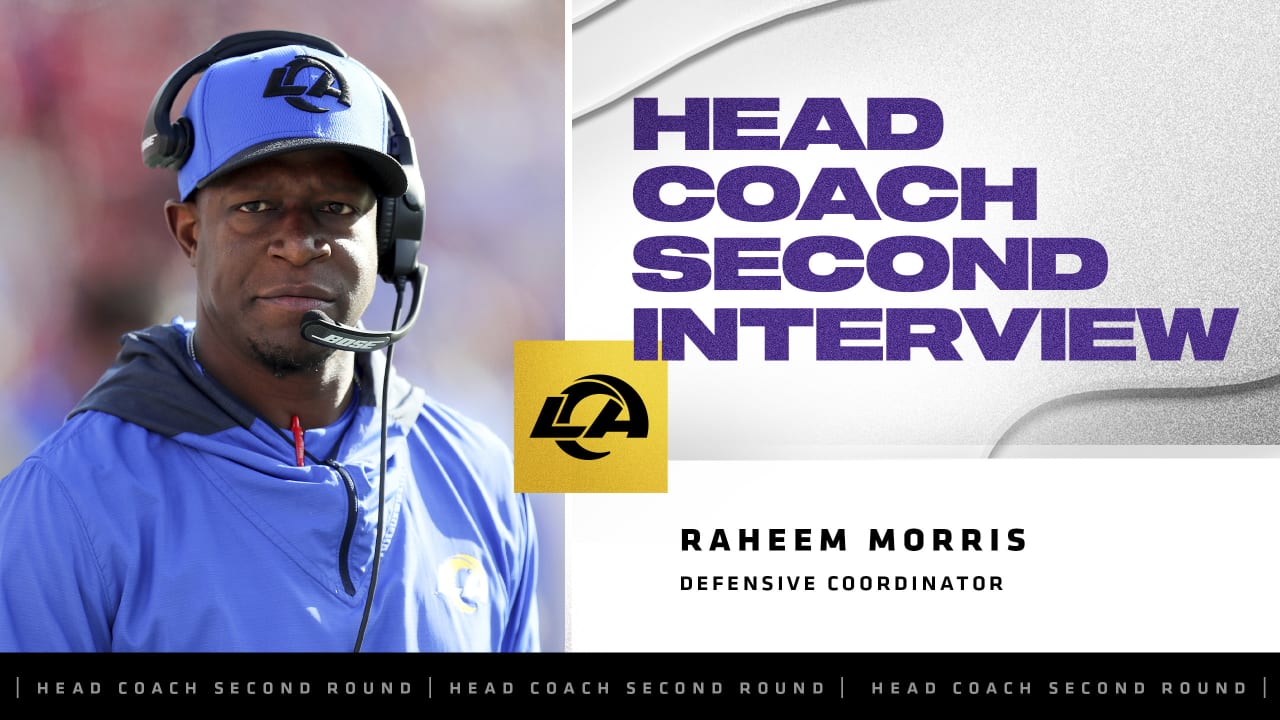 Colts Interview Los Angeles Rams Defensive Coordinator Raheem Morris For  Head Coach Position