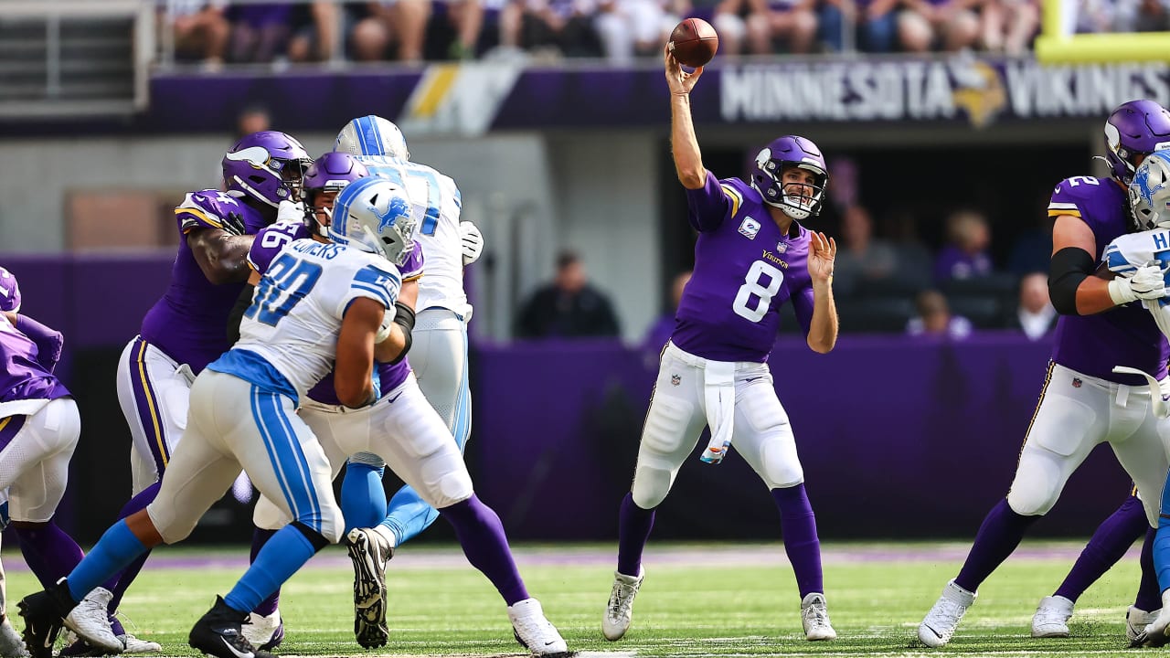 Detroit Lions vs. Minnesota Vikings Player Props (10/10/21)