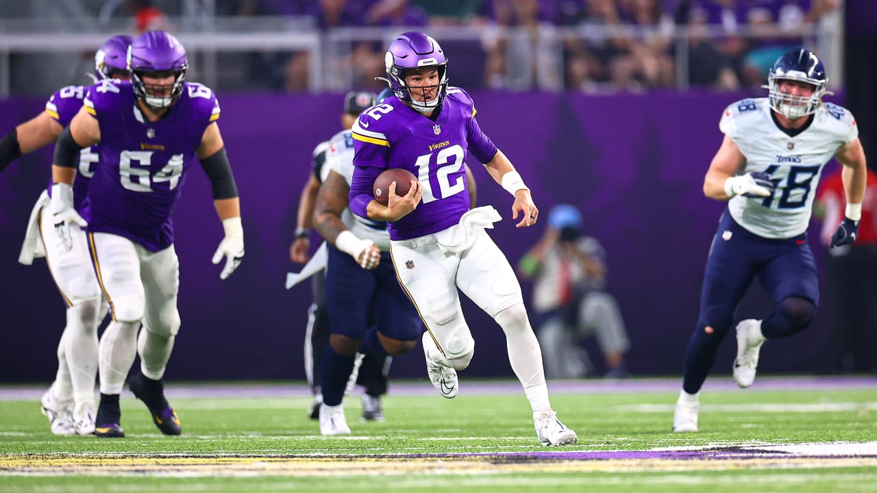 Tennessee Titans vs. Minnesota Vikings in Minneapolis in preseason game