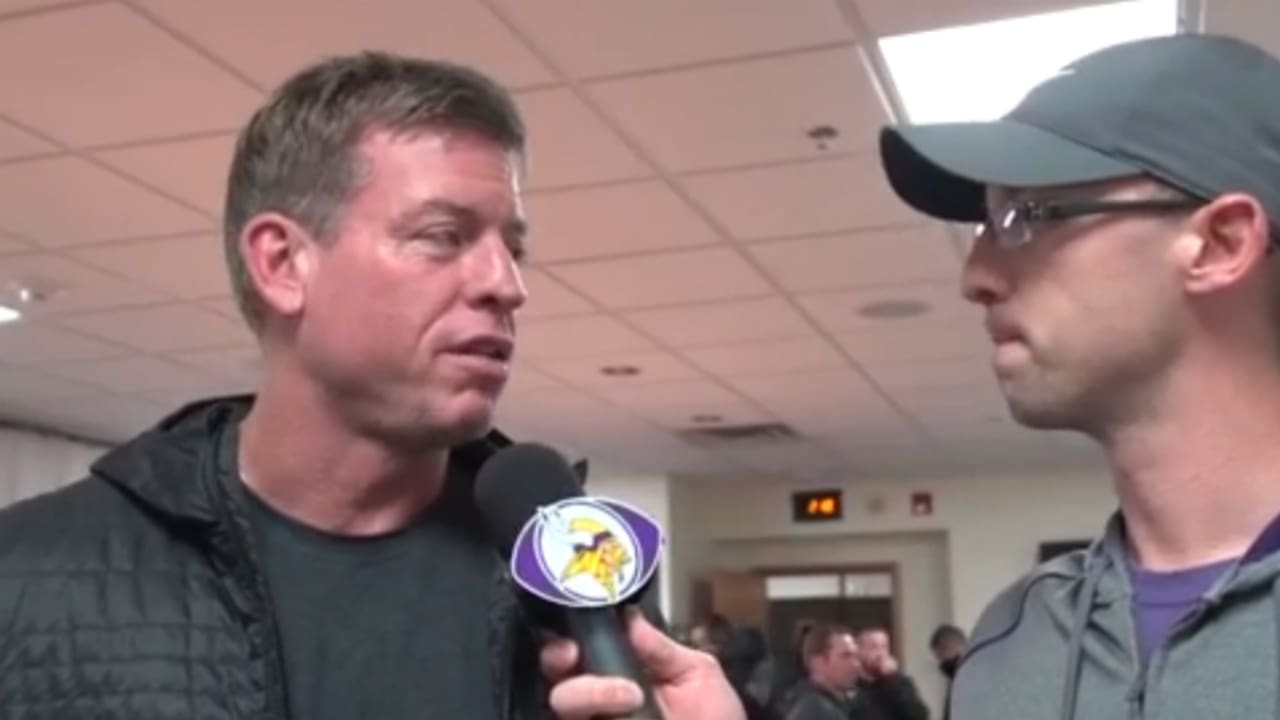 FOX's Troy Aikman & Erin Andrews Offer Takes on Vikings-Packers