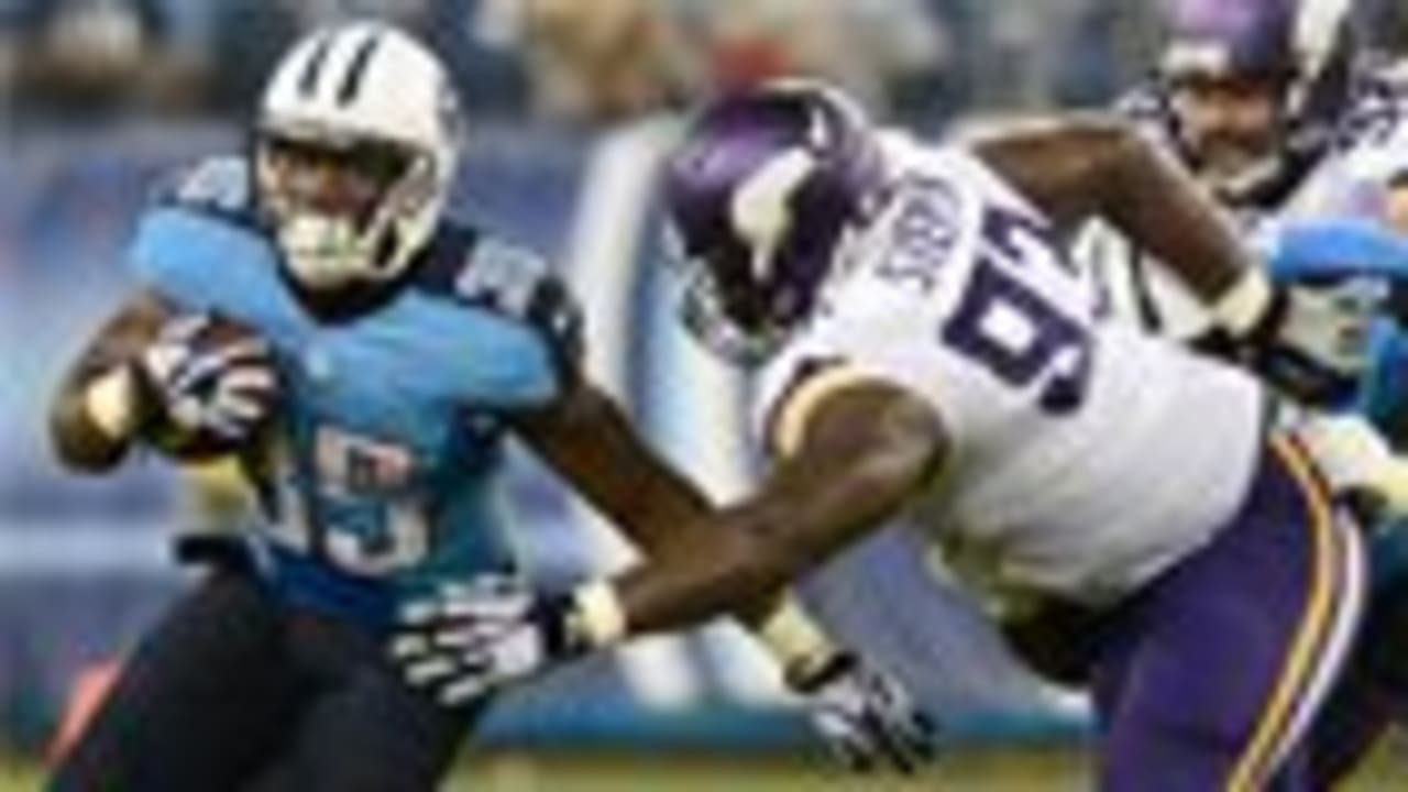 Minnesota Vikings running back Joe Banyard walks to the practice