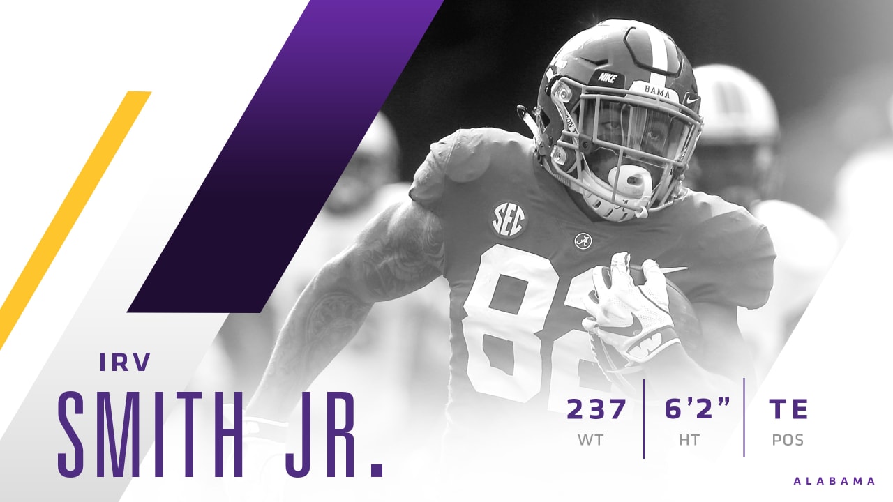 Rookie Scouting Report: Tight End Irv Smith Jr.