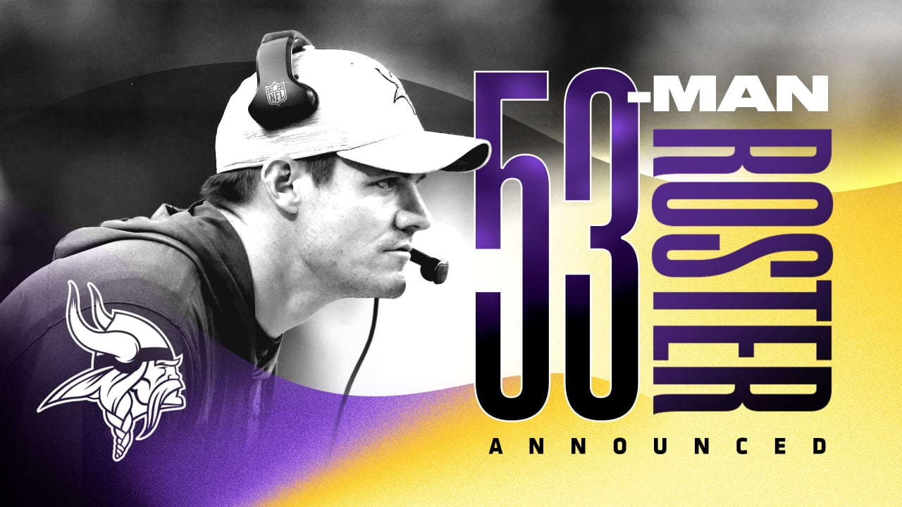 Vikings' updated 53-man roster for 2023 NFL season