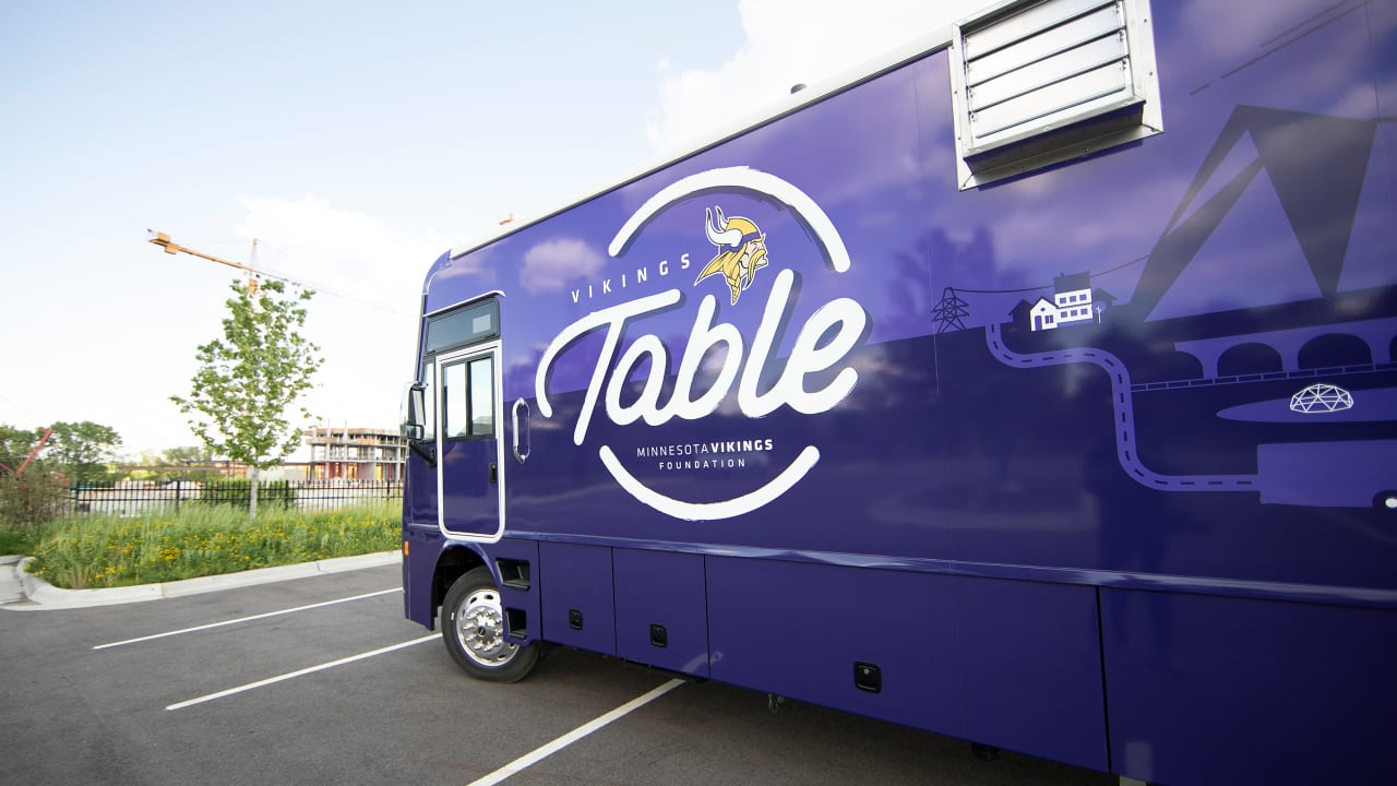 Minnesota Vikings Foundation Rolls Out Vikings Table Charity Food Truck