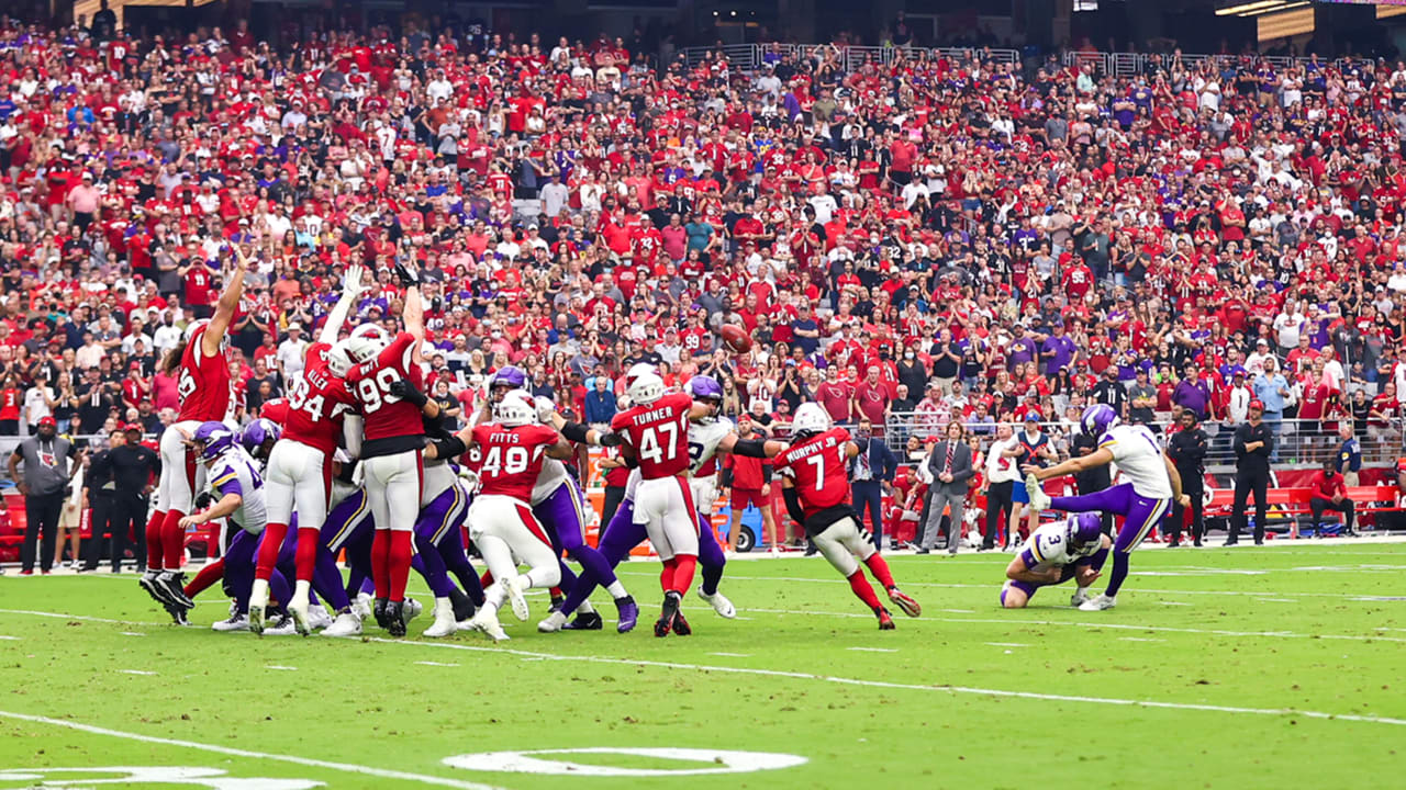 Cardinals-Vikings final score: Missed FG as time expired gives AZ 34-33 win