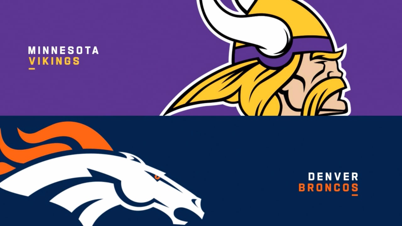 when do the broncos play the vikings