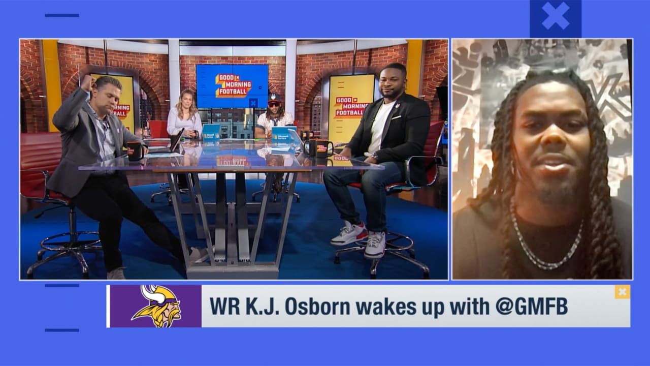 Vikings WR KJ Osborn details pulling man from burning car in Texas