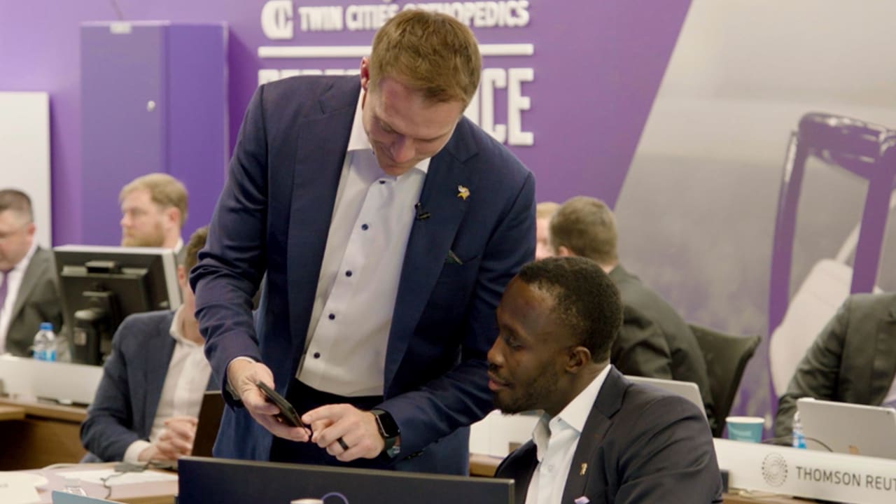 Inside The Minnesota Vikings Draft Room During The 2023 Nfl Draft