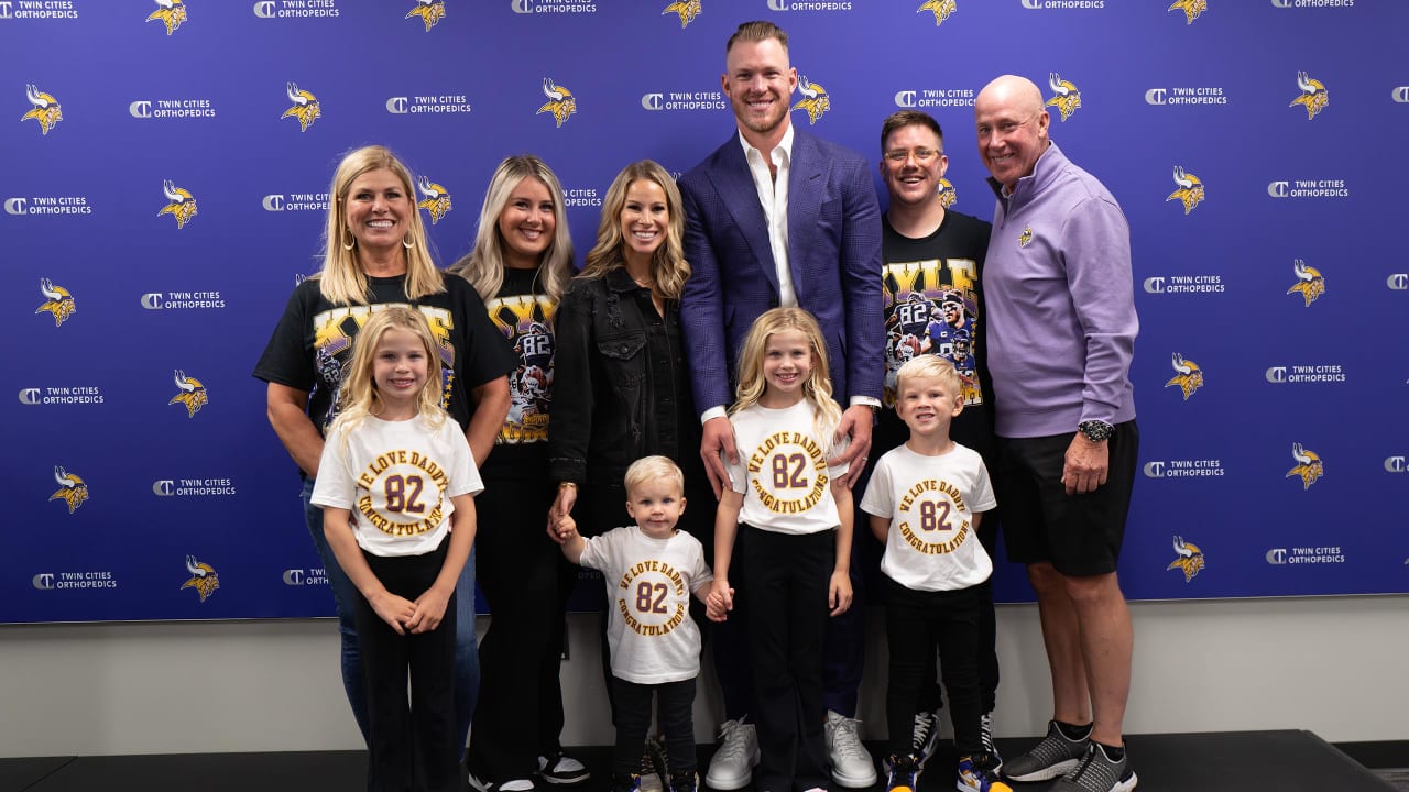 Former Vikings tight end Kyle Rudolph retires, will be honored Sept. 24