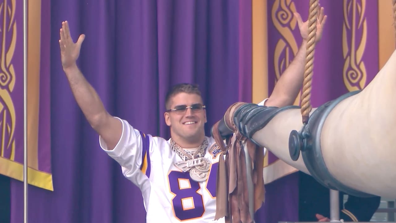 Sounding the Gjallarhorn has been a powerful Vikings pregame tradition  since 2007