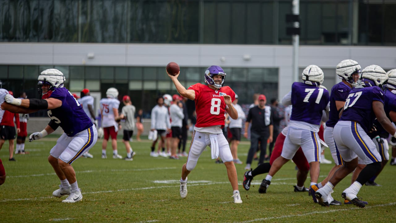 Vikings' Kirk Cousins arrived for camp in good shape, comfortable with  playbook – Twin Cities