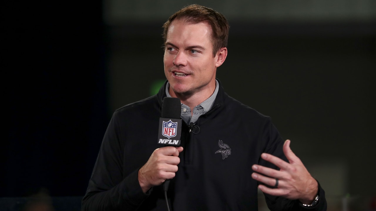 Kevin O'Connell at the NFL Combine