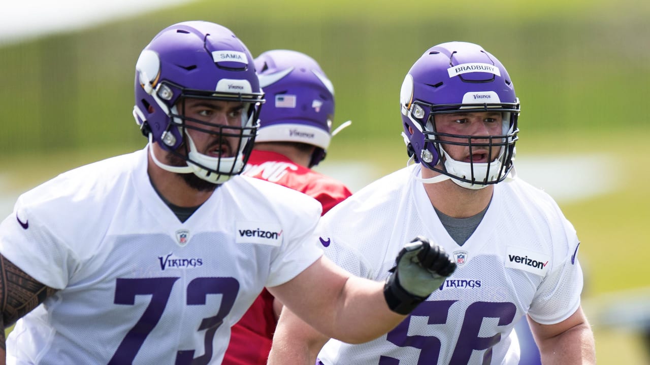 Minnesota Vikings rookies take the practice field for minicamp