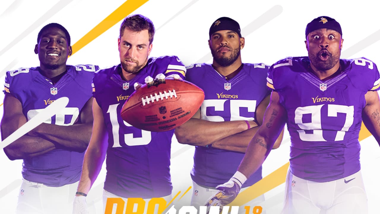 Four Vikings Selected to the 2018 Pro Bowl