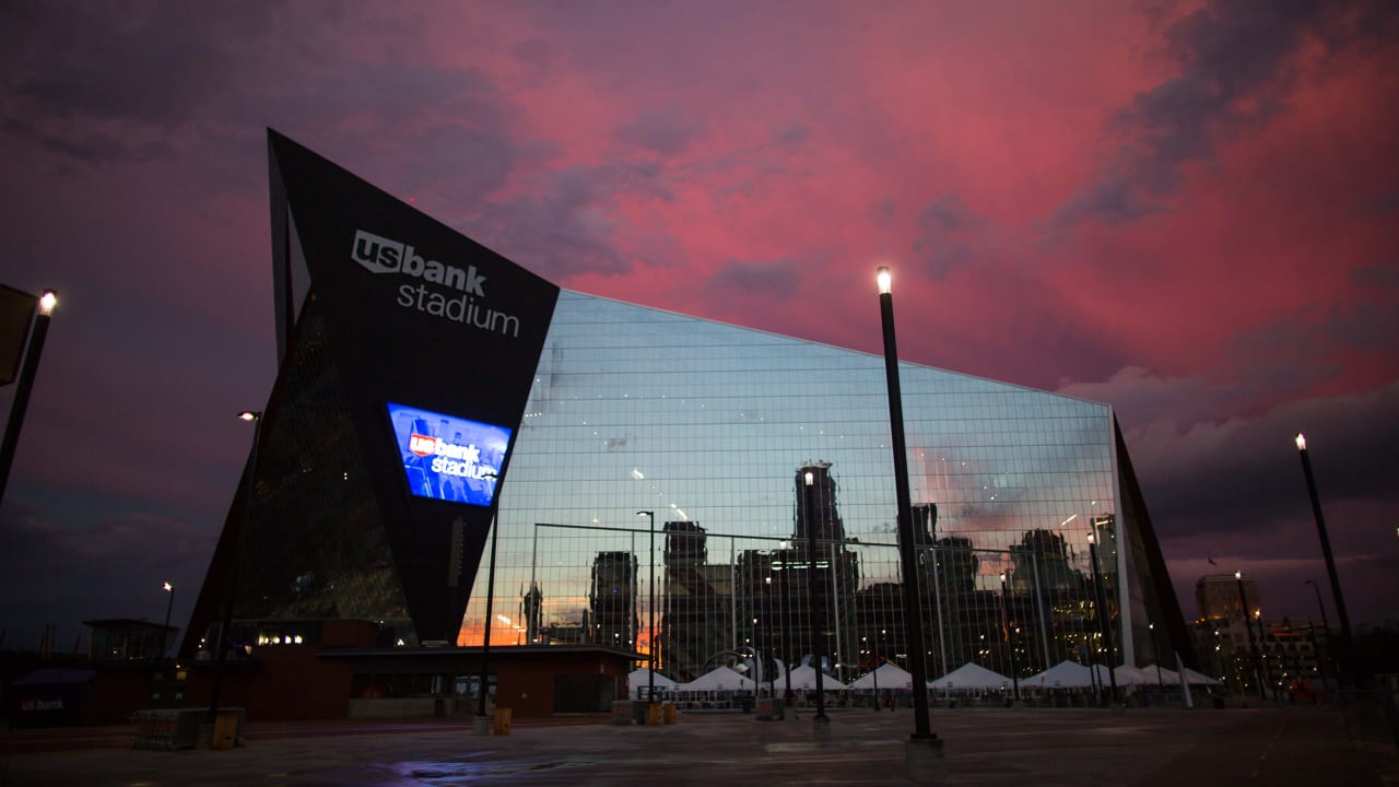 At U.S. Bank Stadium, it's first down and looking good