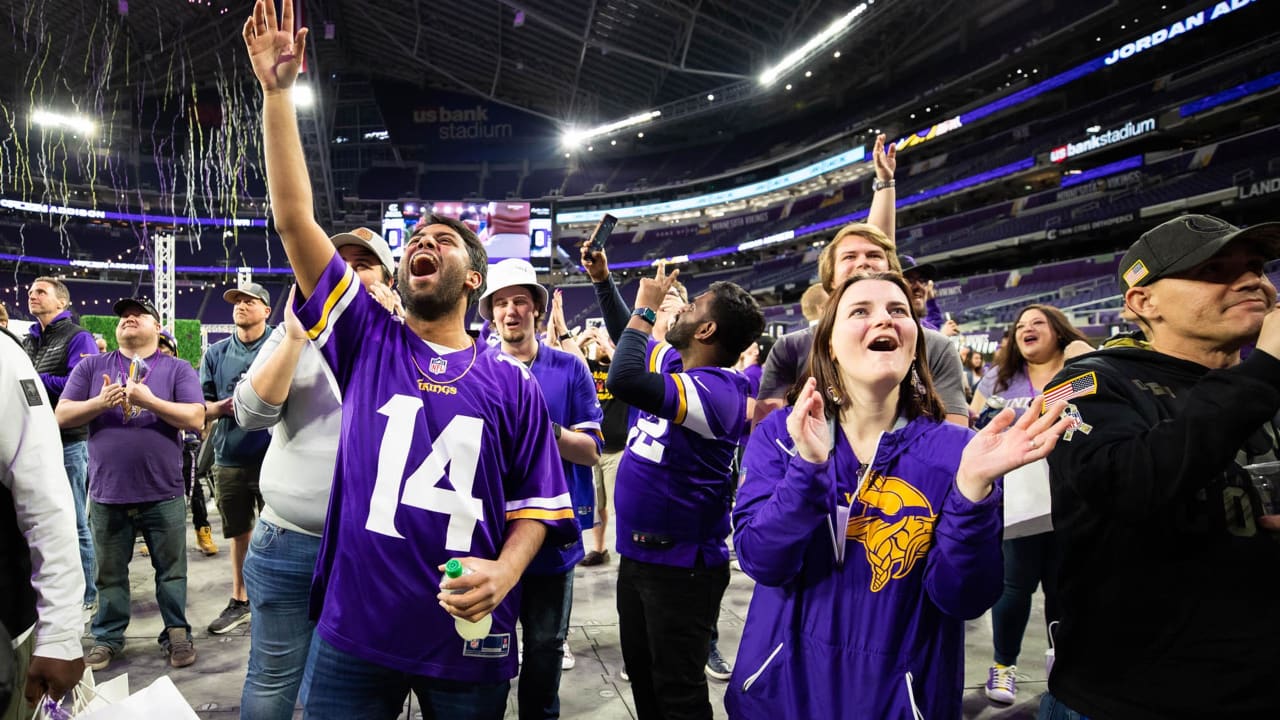 Gallery: Vikings NFL draft party at U.S. Bank Stadium