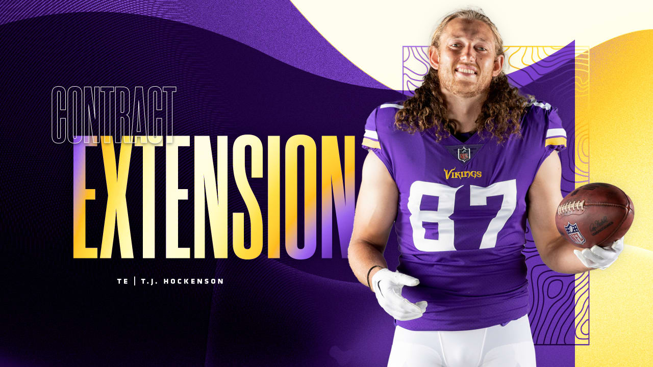 De Vikingen komen een overeenkomst overeen met Tight End TJ Hockenson over een contractverlenging