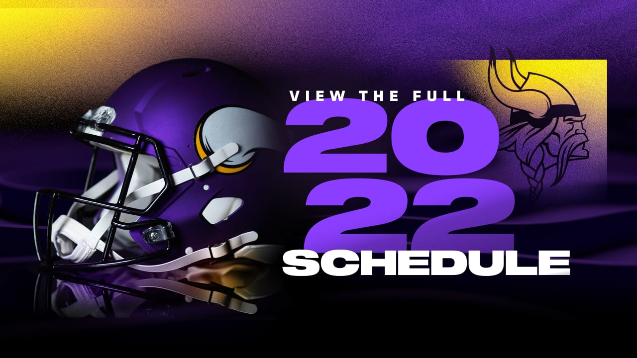 Your 2022 Minnesota Vikings Schedule - Daily Norseman