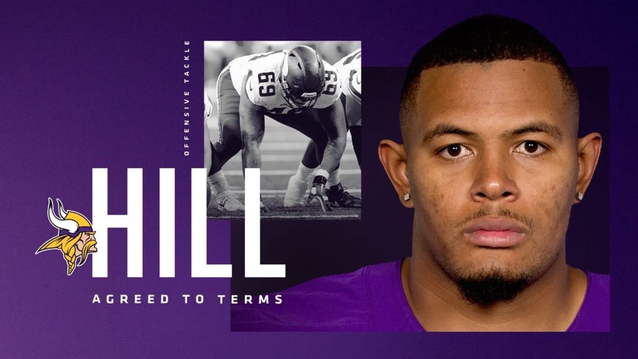 Tackle Rashod Hill excited about opportunity with Vikings