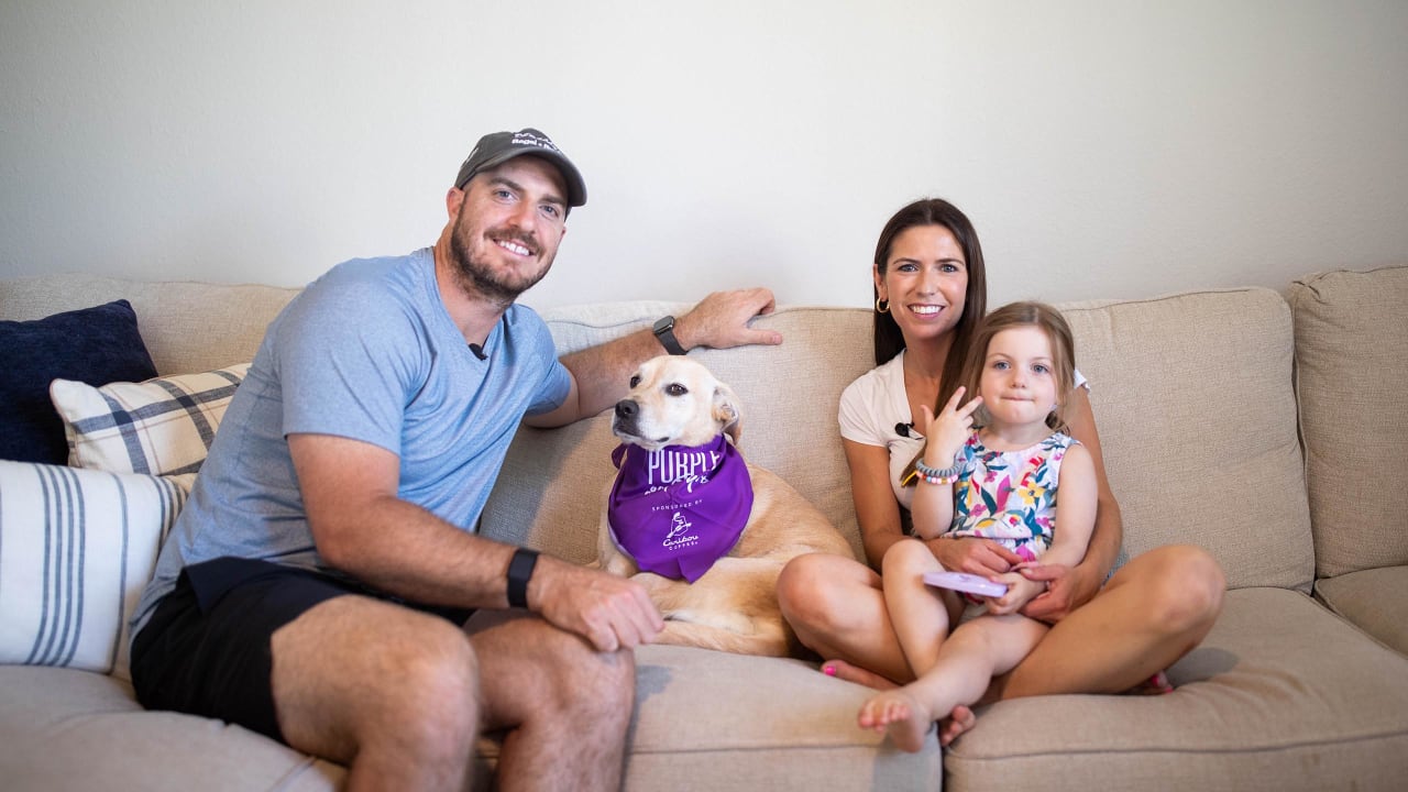 Purple Pups: Jordan & Ivana Hicks Share Hearts with 3 Dogs & Support Pet  Adoptions