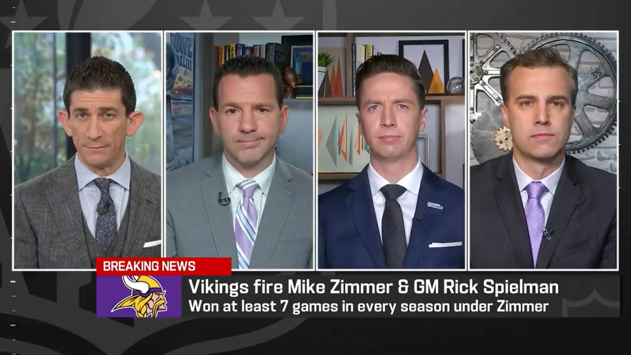 Vikings fire GM Rick Spielman, coach Mike Zimmer