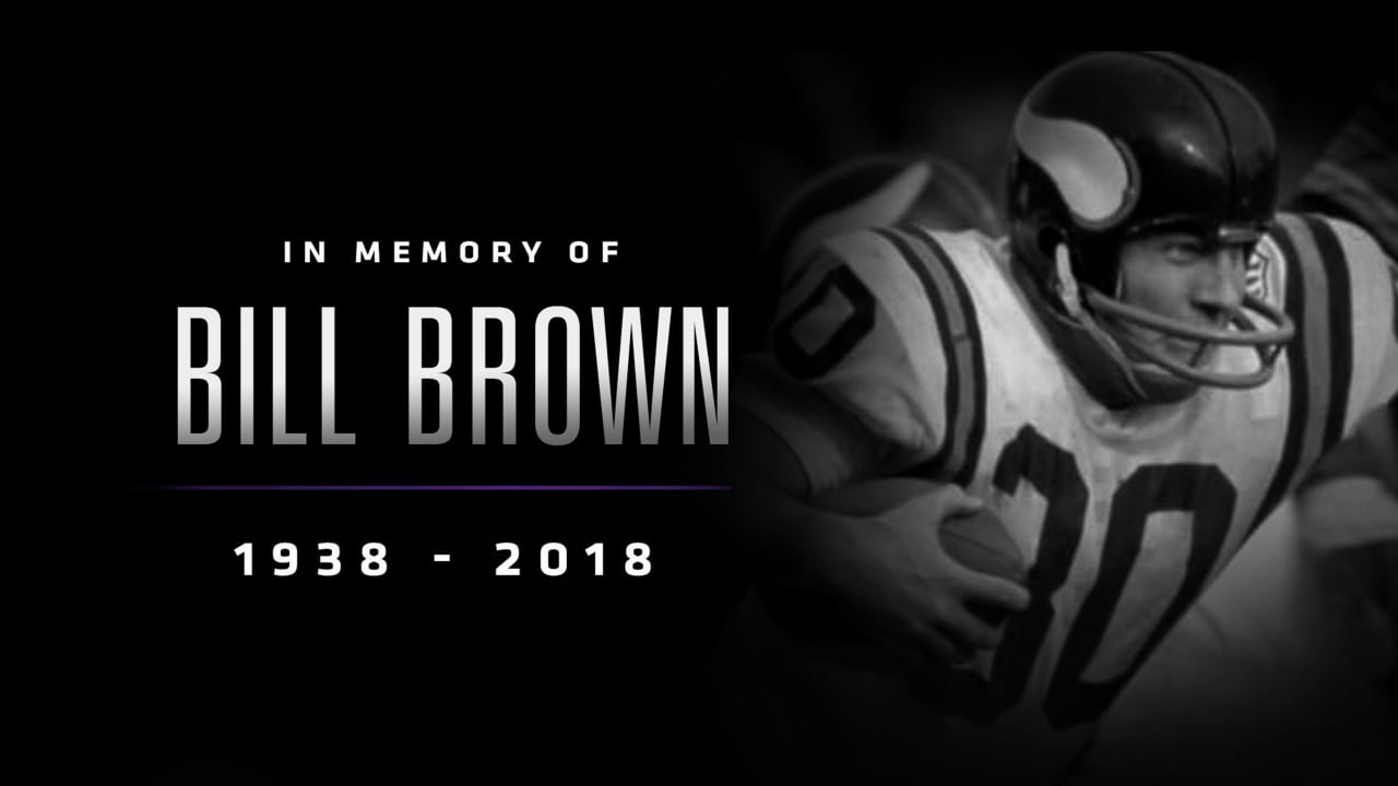 Vikings Send Condolences to Family of Legend Bill Brown