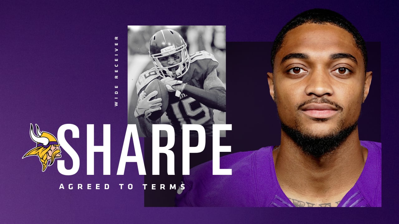 Around The NFL on X: Chiefs expected to sign former Vikings WR Tajae Sharpe  to practice squad (via @RapSheet)    / X