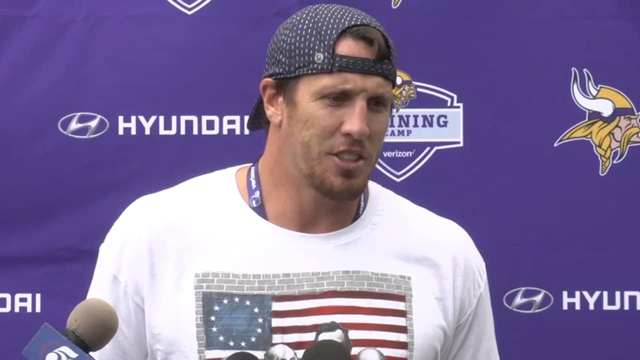 Chad Greenway Saddles Up for 11th Vikings Camp